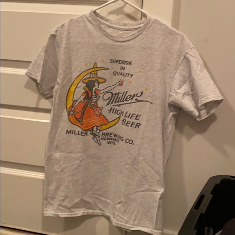 Miller Beer Graphic Tee - Size Small